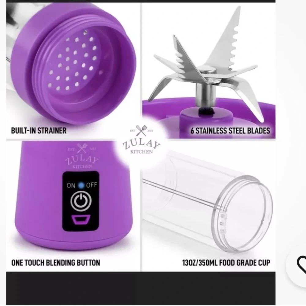 Zulay Kitchen Portable Blenders For Shakes And Smoothies